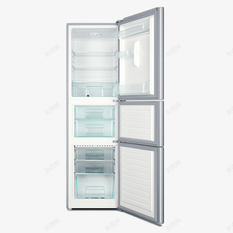 开柜家用电器旧冰箱png免抠素材_新图网 https://ixintu.com 三层 使用过的 家电产品 开柜 旧冰箱 旧电器 电子 科技 陈旧