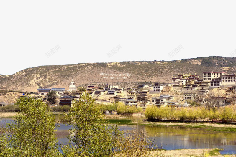 云南松赞林寺风景png免抠素材_新图网 https://ixintu.com 云南 旅游 景点 著名 风景