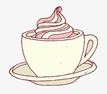 杯子png免抠素材_新图网 https://ixintu.com 卡通 可爱 奶盖茶 奶茶 手绘 杯具 杯子