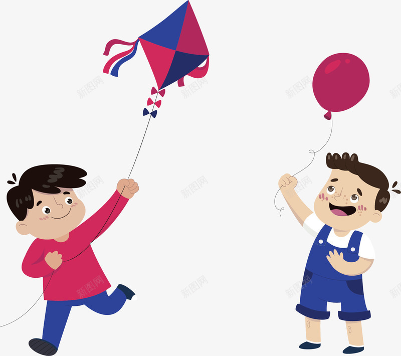 两个朋友一起放风筝矢量图ai免抠素材_新图网 https://ixintu.com 两个朋友 放风筝 朋友 朋友日 朋友玩耍 矢量png 矢量图