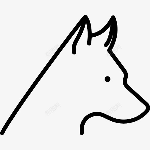犬图标png_新图网 https://ixintu.com 动物 动物的头 宠物