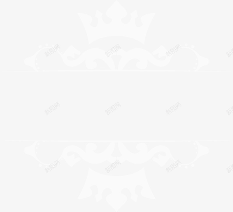 白色清新框架png免抠素材_新图网 https://ixintu.com 图案 框架 植物 清新 白色 线条 边框纹理
