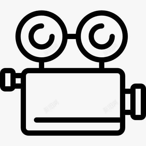 老式的摄像机图标png_新图网 https://ixintu.com 录音机 投影 投影仪 摄像机 相机 视频