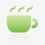 咖啡超级单声道绿色图标png_新图网 https://ixintu.com coffee 咖啡