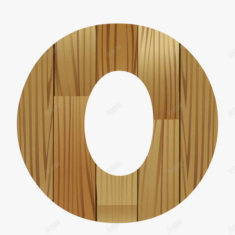 木纹英文字母Opng免抠素材_新图网 https://ixintu.com O字 字母O 木纹字母 英文字母