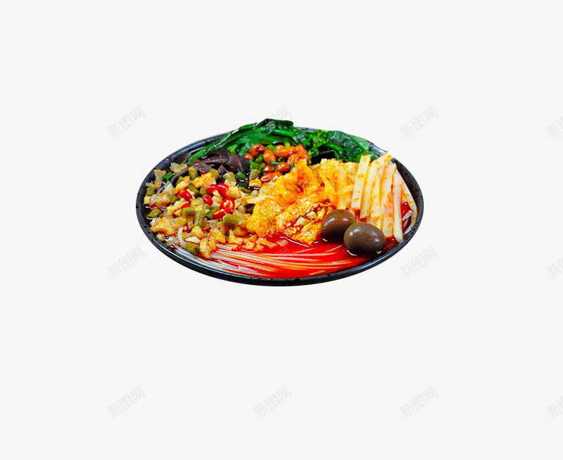 一盘螺蛳粉png免抠素材_新图网 https://ixintu.com 柳州螺蛳粉 特色小吃 粉丝 麻辣粉