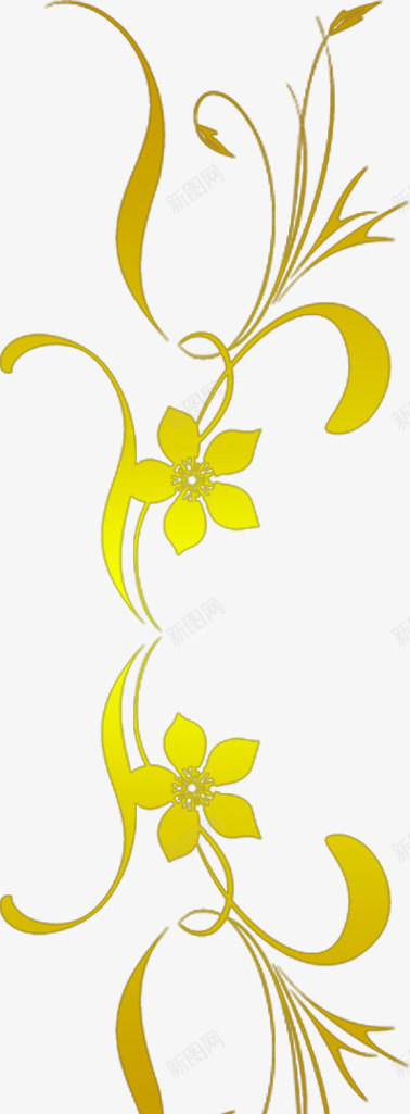 欧式高贵金色花纹png免抠素材_新图网 https://ixintu.com 欧式 花纹 金色 高贵