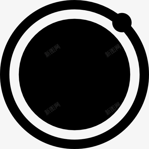 卫星轨道图标png_新图网 https://ixintu.com 地球 太阳系 空间天文学 自然