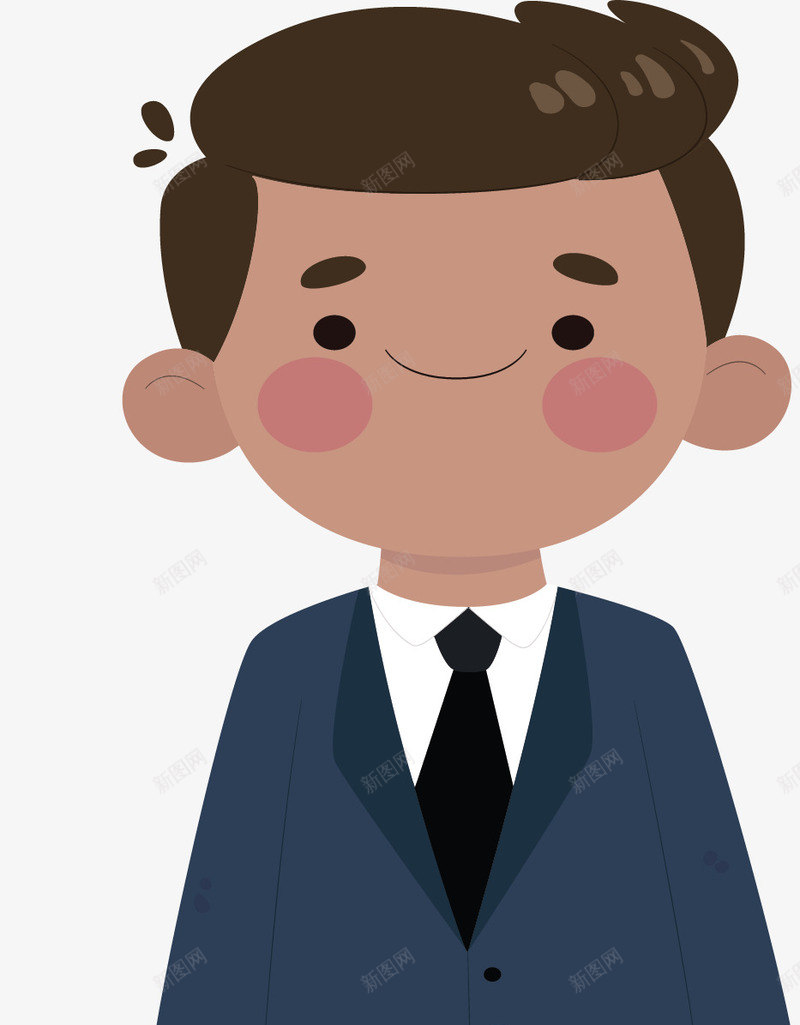 劳动人民卡通白领矢量图ai免抠素材_新图网 https://ixintu.com 上班族 劳动人民 卡通白领 白领 白领形象 矢量png 矢量图