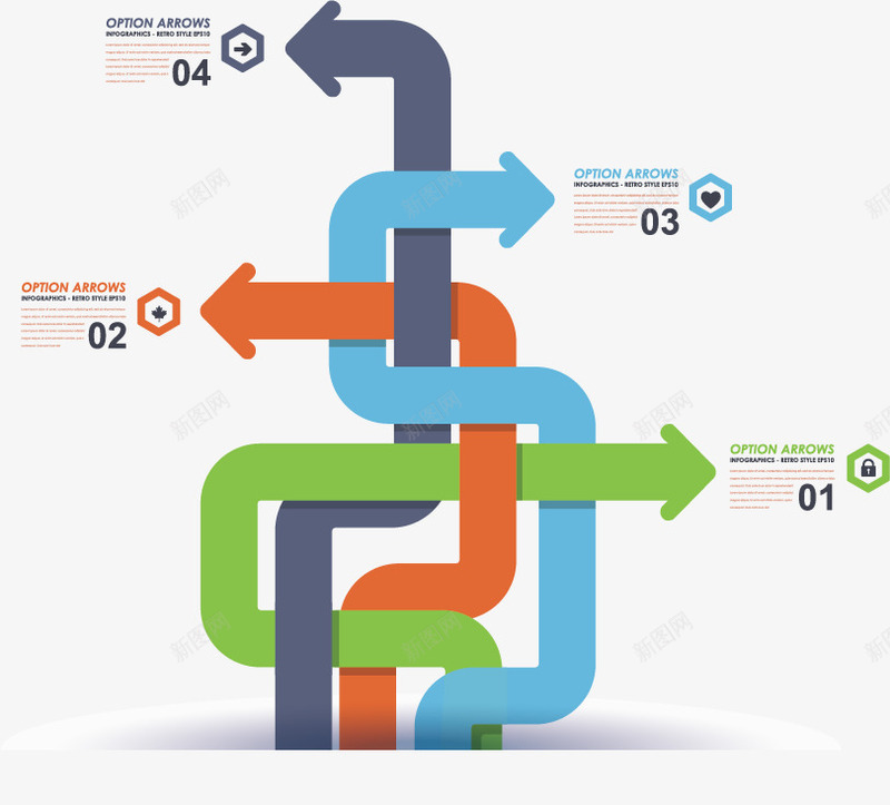 交织在一起的箭头png免抠素材_新图网 https://ixintu.com ppt 免费png 免费png图片 分类标签 创意箭头 图表