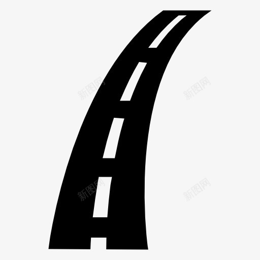 转弯道路图标png_新图网 https://ixintu.com 公路 道路