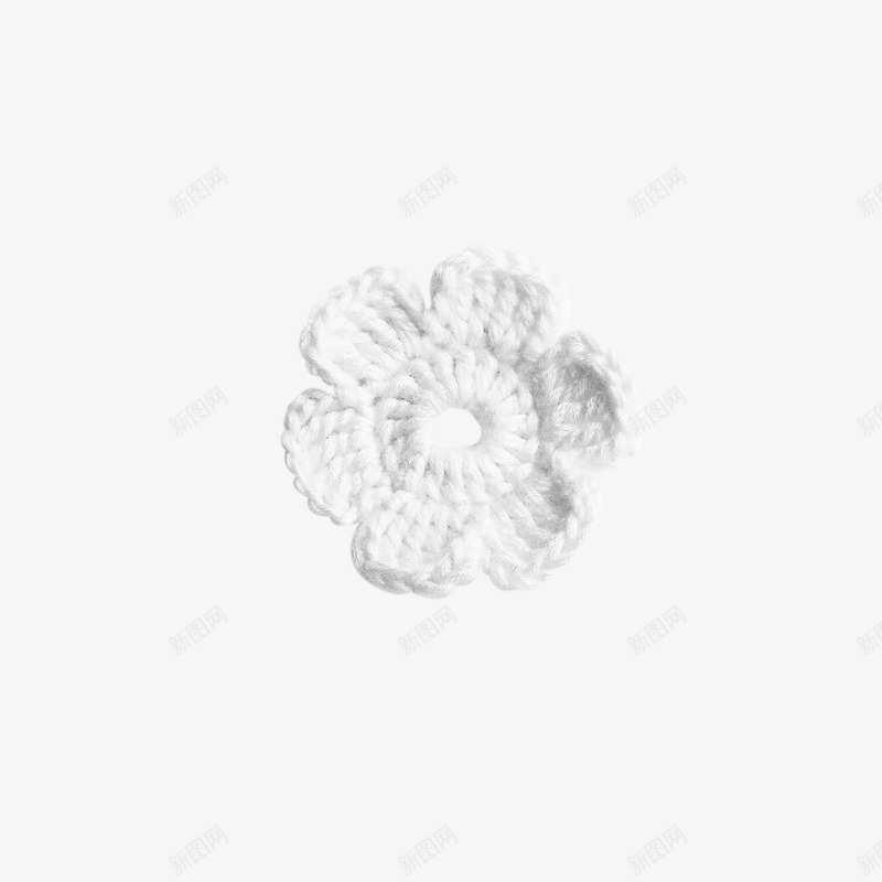 白色家纺服饰装饰小花png免抠素材_新图网 https://ixintu.com 家纺 小花 服饰装饰 白色 纽扣