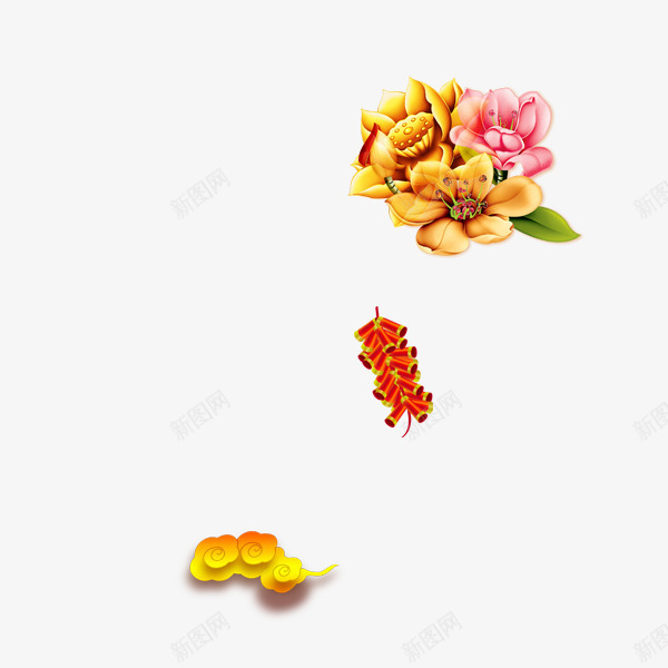 节日团圆喜庆的花蕊鞭炮png免抠素材_新图网 https://ixintu.com 喜庆 团圆 团圆宴 节日 花蕊 鞭炮