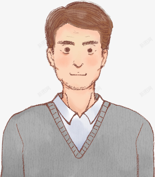 父亲节元素png免抠素材_新图网 https://ixintu.com 年轻人 情感 感人 温馨