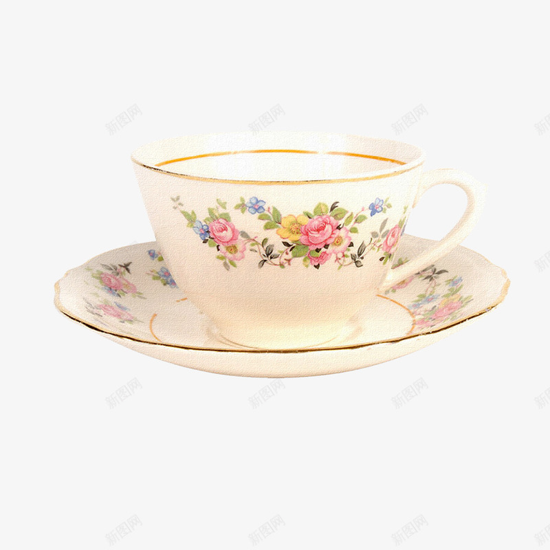 咖啡杯png免抠素材_新图网 https://ixintu.com 咖啡杯 复古 杯子 茶杯