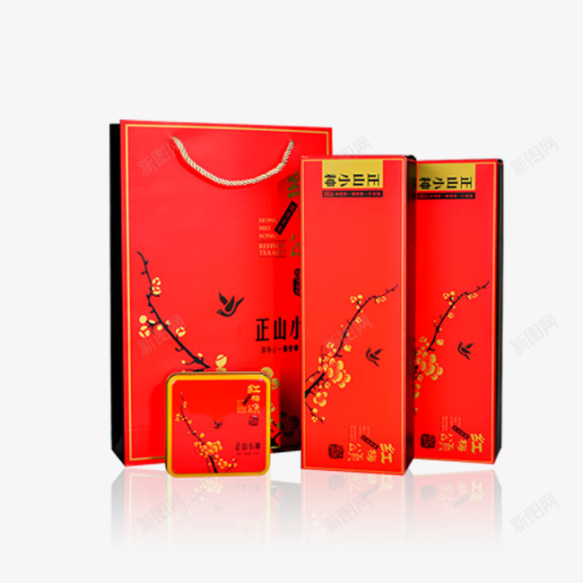 京东中秋节促销主图png免抠素材_新图网 https://ixintu.com 红色赠品礼盒 赠品图
