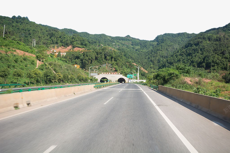 水泥公路隧道png免抠素材_新图网 https://ixintu.com 公路 大山 水泥公路 水泥路 隧道
