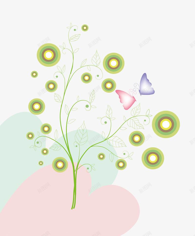 公主风梦幻矢量图ai免抠素材_新图网 https://ixintu.com 公主风设计 梦幻 粉嫩 矢量图
