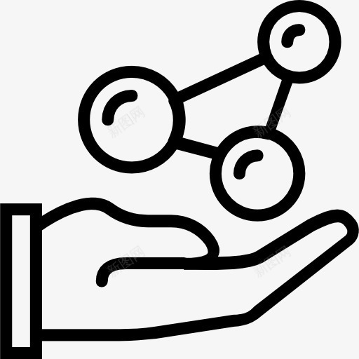 原子图标png_新图网 https://ixintu.com 债券 分子 化学 医疗配置 原子 教育结构