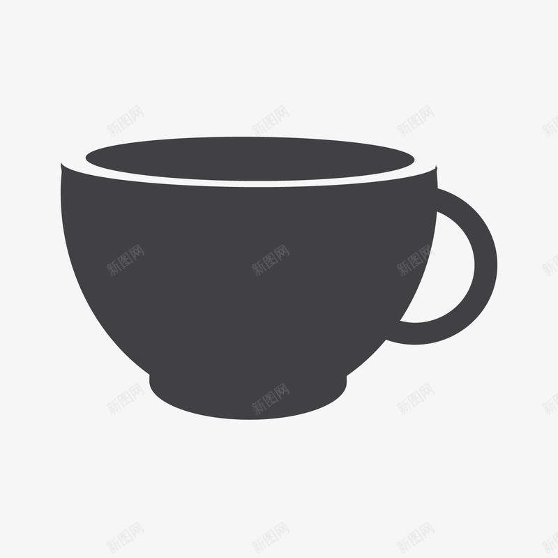 卡通手绘杯子矢量图图标ai_新图网 https://ixintu.com 卡通 手绘 杯子 矢量图