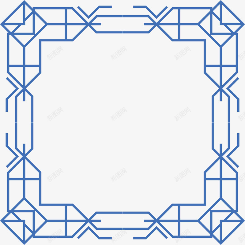 简约服饰纹理边框纹理矢量图ai免抠素材_新图网 https://ixintu.com 传统 几何图案 几何花边 古典 图腾 服饰纹理 花纹 矢量图