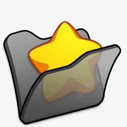 收藏黑色文件夹png免抠素材_新图网 https://ixintu.com 收藏 文件夹 黑色