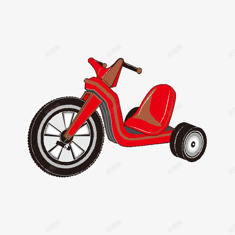 儿童玩具车摩托车png免抠素材_新图网 https://ixintu.com 儿童玩具 摩托车 日用品 玩具车 生活用品 生活百科 童车 红色 车