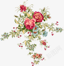 温馨手绘节日花朵装饰母亲节png免抠素材_新图网 https://ixintu.com 母亲节 温馨 节日 花朵 装饰