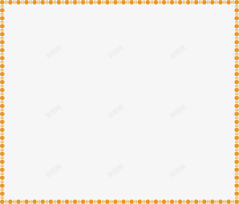 黄色线条框架png免抠素材_新图网 https://ixintu.com 斑点 框架 清新 简约 线条 边框纹理 黄色