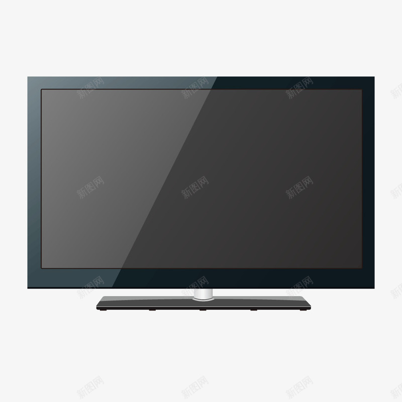 黑色液晶电视png免抠素材_新图网 https://ixintu.com 液晶 液晶电视 电视 黑色