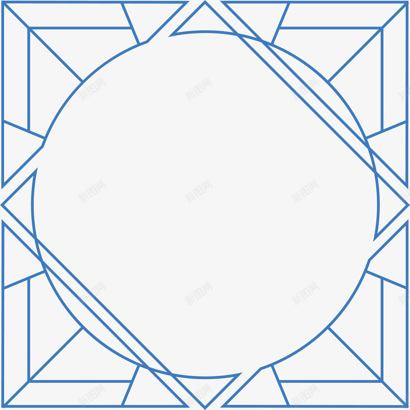 简约古典边框纹理矢量图ai免抠素材_新图网 https://ixintu.com 传统 几何图案 几何花边 古典 图腾 服饰纹理 花纹 矢量图