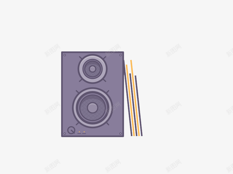 卡通音响碟片psd免抠素材_新图网 https://ixintu.com 卡通 影碟 音乐 音响