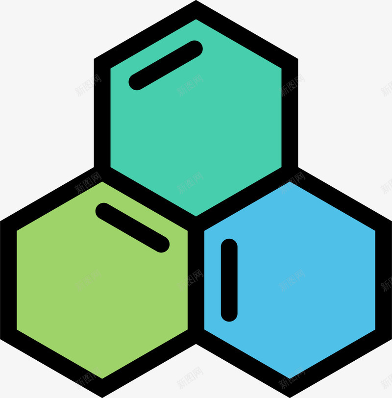 苯环化学结构式矢量图图标eps_新图网 https://ixintu.com 化学 化学结构式 图标 有机化学 芳香烃 苯环 矢量图