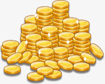财富大气财富金币png免抠素材_新图网 https://ixintu.com 卡通 圆形 宝箱 财富 金币 金钱元素 钱币 钱币素材
