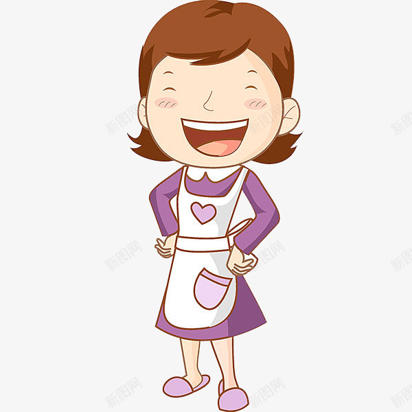 微笑的女人png免抠素材_新图网 https://ixintu.com PNG图形 卡通 女人 微笑 表情 装饰