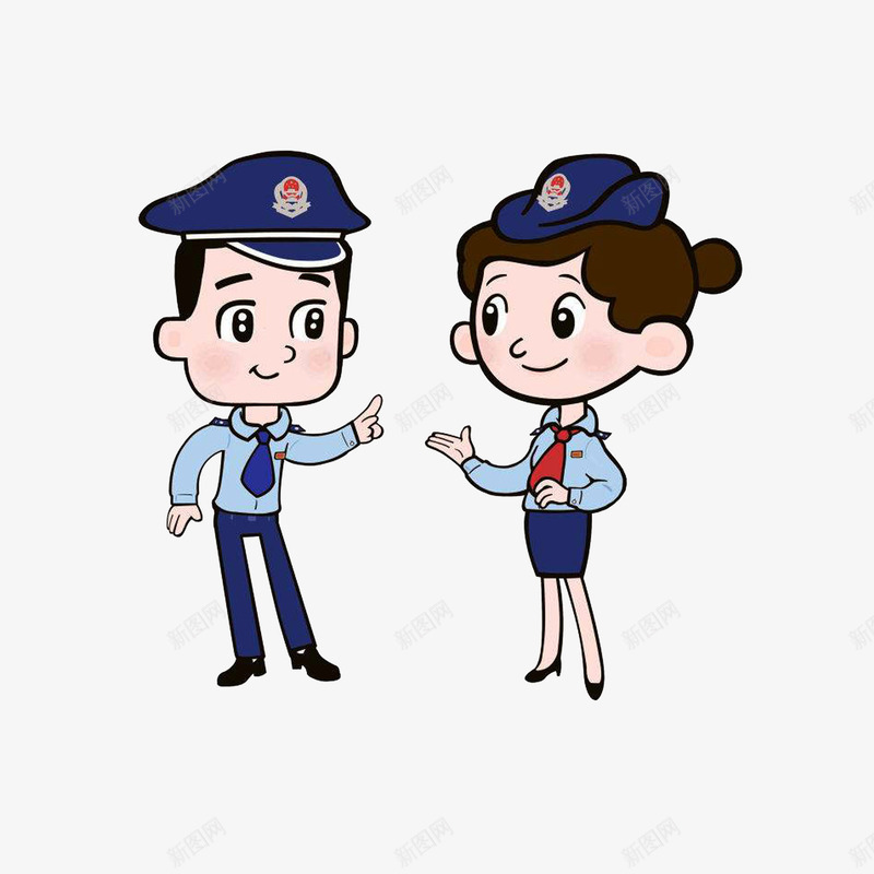 地税卡通人物形象psd免抠素材_新图网 https://ixintu.com 中国税务 卡通手绘 地税卡通人物形象 男女地税员 税务卡通