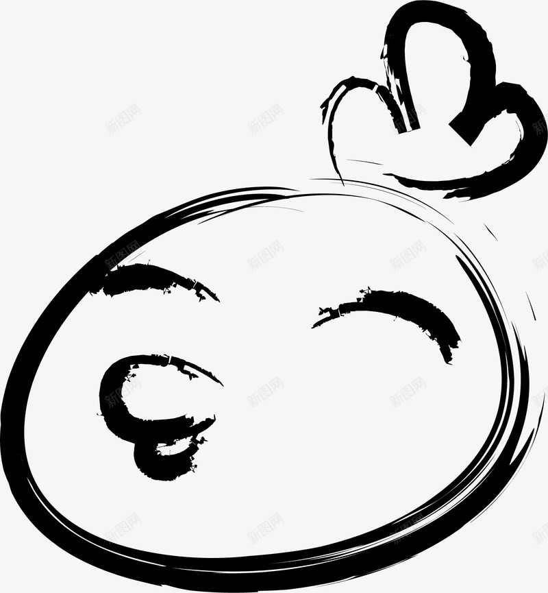 亲嘴手绘绘画笔刷png免抠素材_新图网 https://ixintu.com 噘嘴 手绘笔刷 手绘绘画笔刷 笔刷下载 素描手绘笔刷 表情 转手绘笔刷