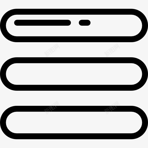 菜单图标png免抠素材_新图网 https://ixintu.com SEO和网络 多媒体 多媒体选项 按钮 控件 界面 网页 菜单 酒吧