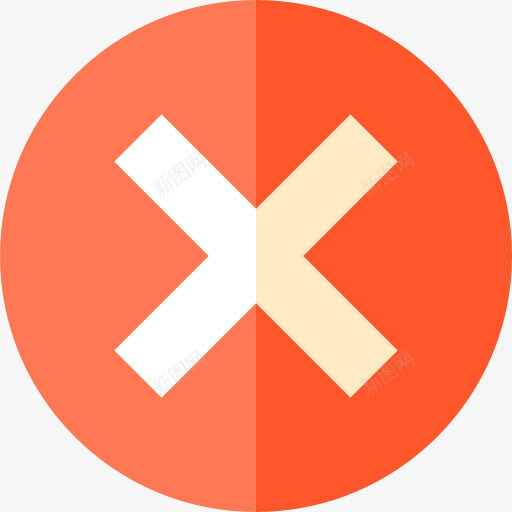 错误图标png_新图网 https://ixintu.com UI 交叉 取消 接口 接近 标志 禁止 错误