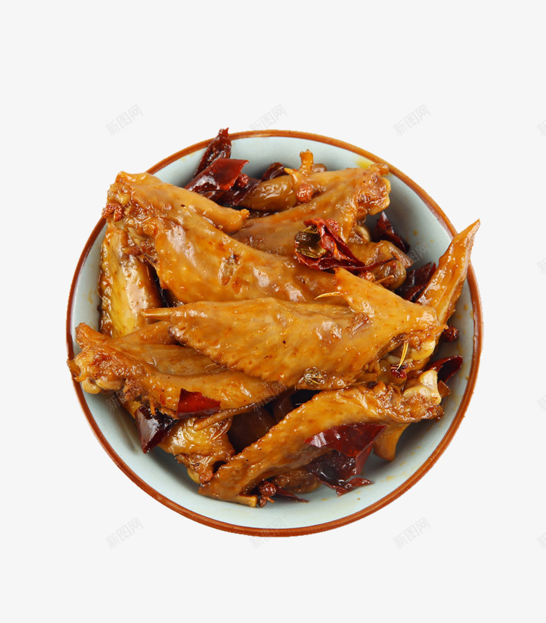麻辣鸡翅中png免抠素材_新图网 https://ixintu.com png图片素材 产品食物 免费png素材 美食 辣椒 鸡翅