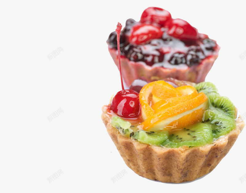 水果蛋塔png免抠素材_新图网 https://ixintu.com 奇异果 樱桃 水果 水果蛋塔高清图片 甜品 红豆 美味 蛋塔 食物 黄桃