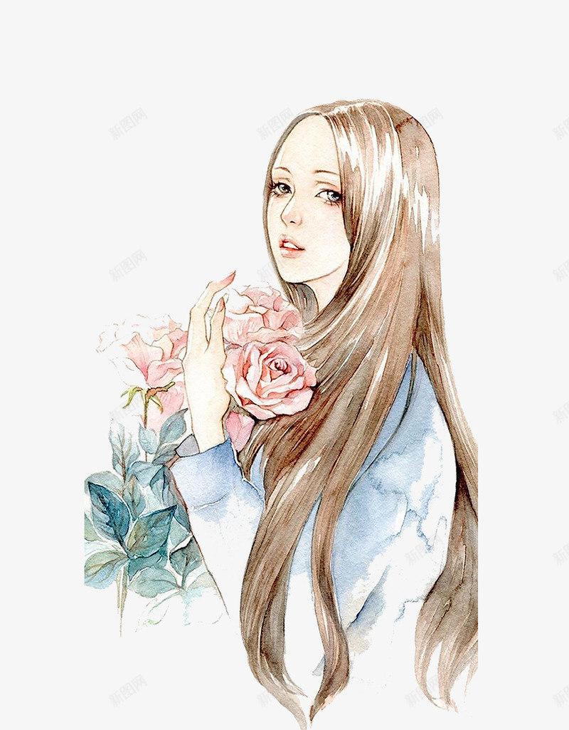 清新手绘女气质淑女头像插图png免抠素材_新图网 https://ixintu.com 头像 女 手绘 插图 气质 淑女 清新 清新手绘女气质淑女头像插图 花朵
