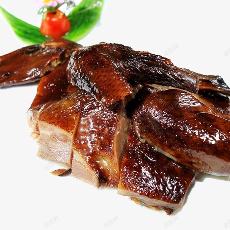好吃美味的酱鸭png免抠素材_新图网 https://ixintu.com 产品实物 卤鸭 鸭子 鸭肉 黑色