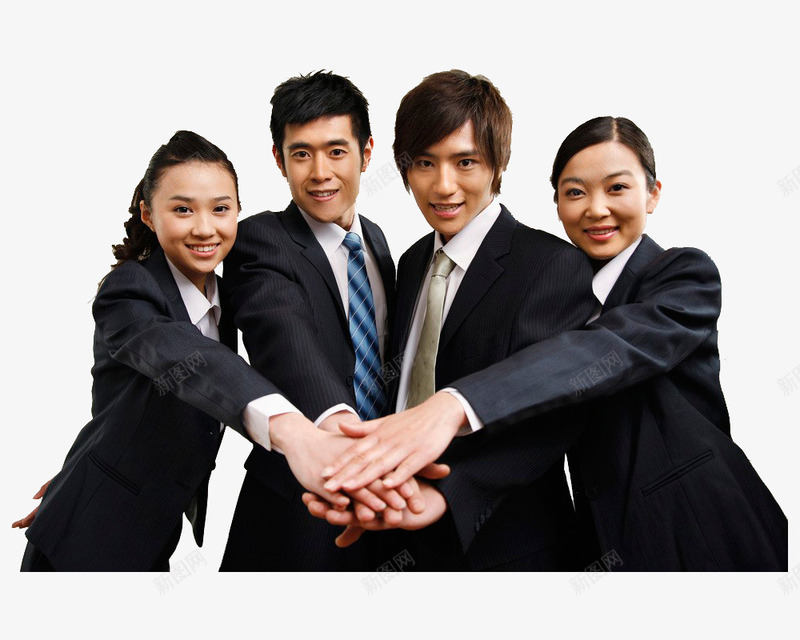 握手的商务团队png免抠素材_新图网 https://ixintu.com 商务 团队 成功