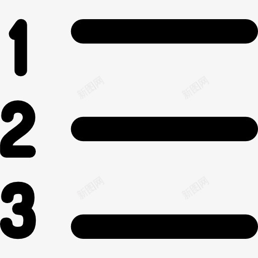 表图标png_新图网 https://ixintu.com 列表 文本 标志 界面 符号 线对齐 编号 菜单选项