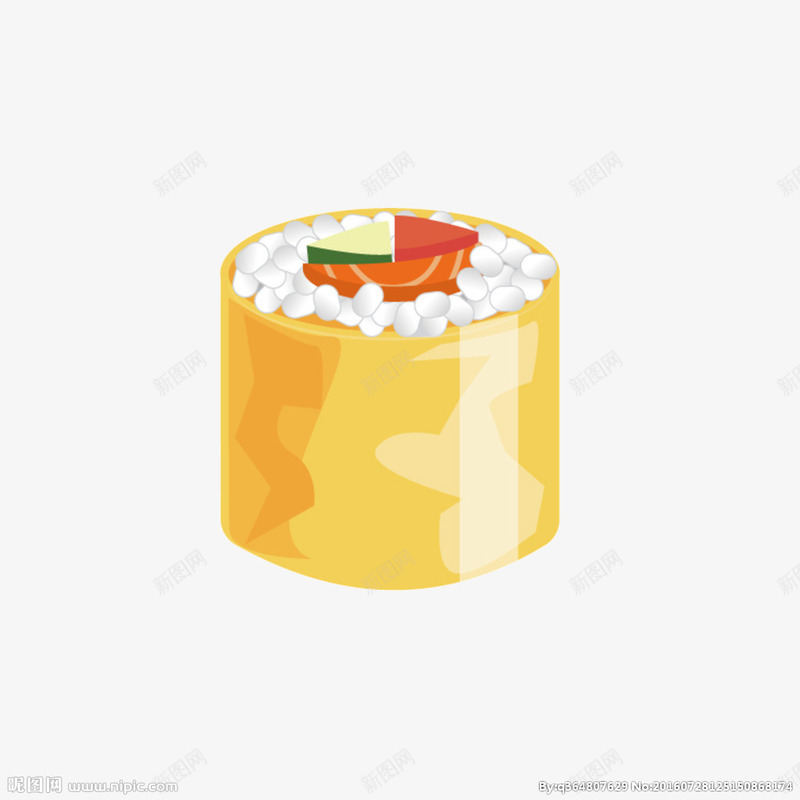 鸡蛋卷三文鱼金枪鱼寿司png免抠素材_新图网 https://ixintu.com 美食 菜单 菜肴 食材 饮食