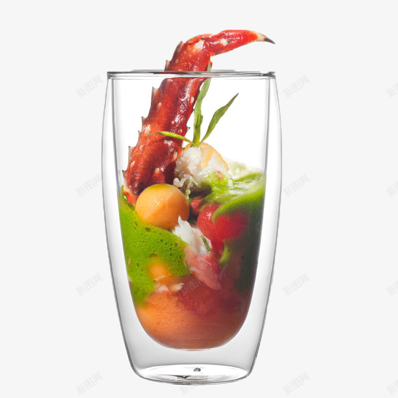 创意食物搭配png免抠素材_新图网 https://ixintu.com 创意食物搭配 水果 玻璃杯 草莓 蟹脚 西餐美食 隔热杯 餐饮美食