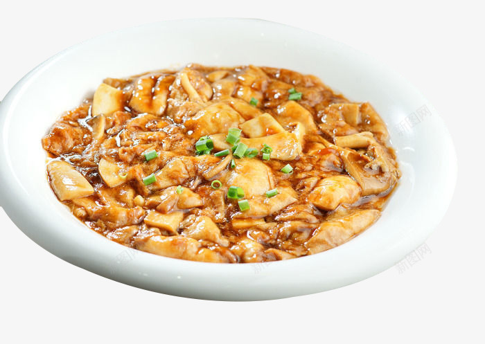 野菌油面筋png免抠素材_新图网 https://ixintu.com 中国美食 油面筋 炖菜 野菌