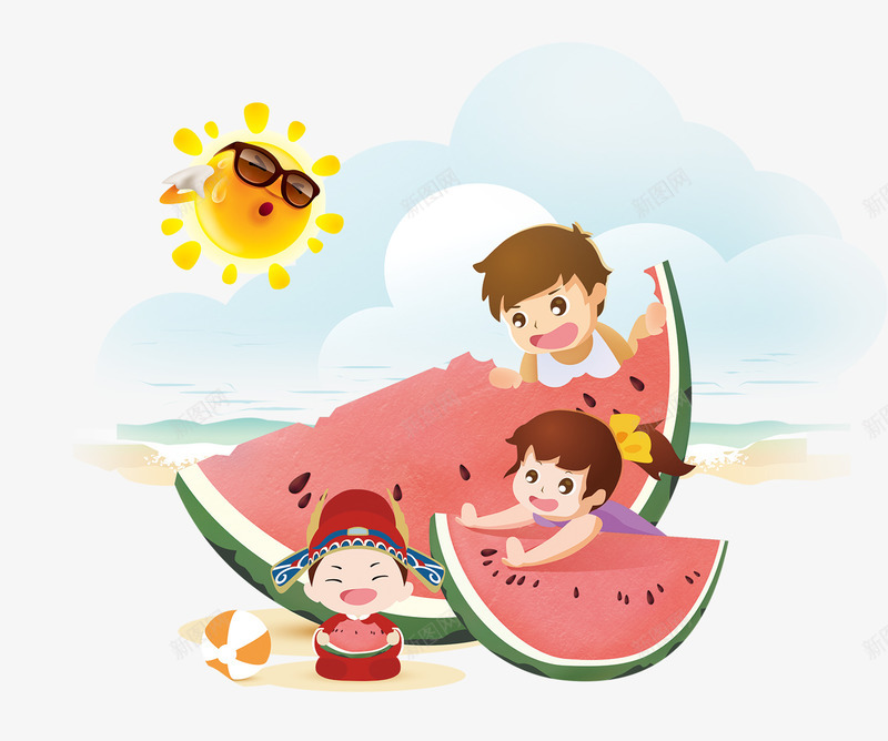 时尚大气传统二十四节气大暑psd免抠素材_新图网 https://ixintu.com 二十四节气 传统 大暑 大气 时尚 时尚大气传统二十四节气大暑 男孩 西瓜