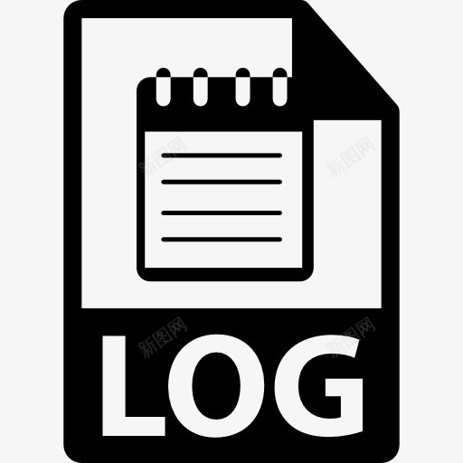 日志文件的格式图标png_新图网 https://ixintu.com 接口 日志 日志文件 日志文件格式的日志格式 日志文件符号